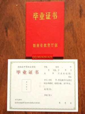 湖南化工职业技术学校毕业证样本图